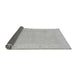 Sideview of Abstract Gray Modern Rug, abs2594gry