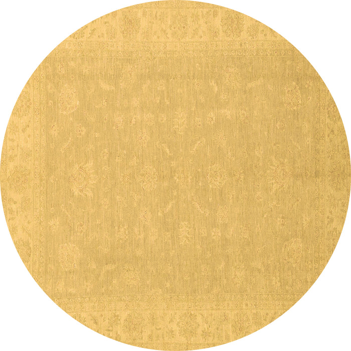 Round Machine Washable Abstract Brown Modern Rug, wshabs2594brn