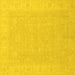 Square Abstract Yellow Modern Rug, abs2594yw