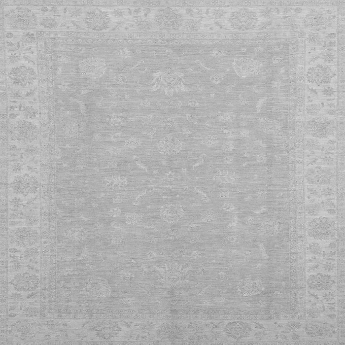 Square Machine Washable Abstract Gray Modern Rug, wshabs2594gry
