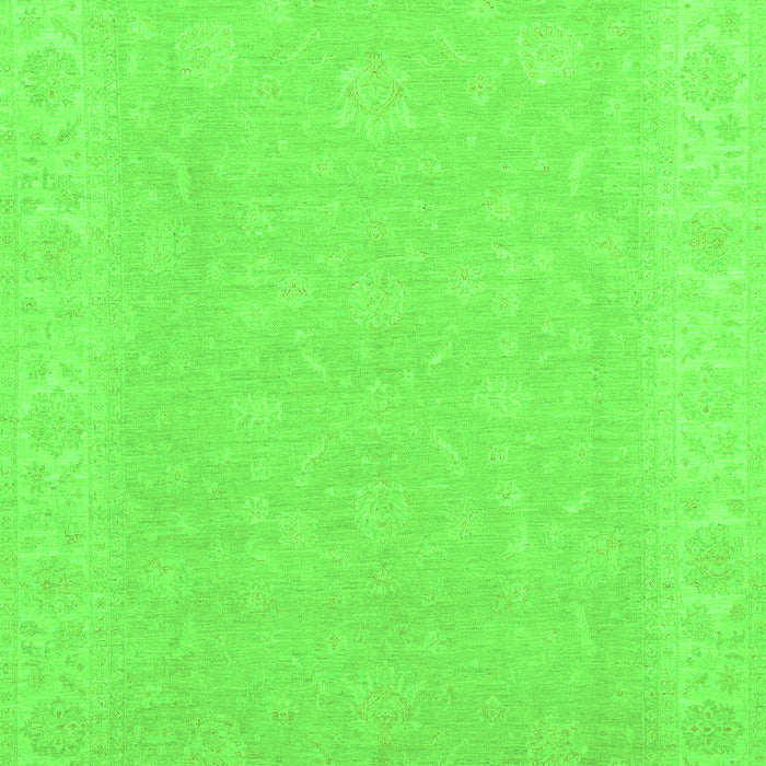 Machine Washable Abstract Green Modern Area Rugs, wshabs2594grn