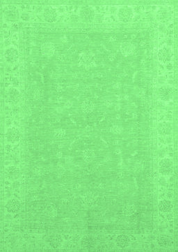 Abstract Emerald Green Modern Rug, abs2594emgrn