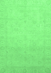 Abstract Emerald Green Modern Rug, abs2595emgrn