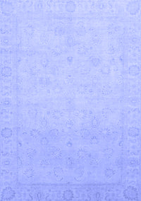 Abstract Blue Modern Rug, abs2595blu