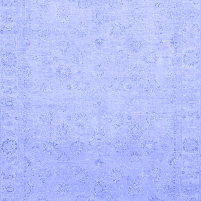 Abstract Blue Modern Rug, abs2595blu