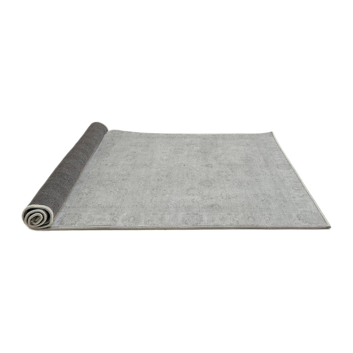 Sideview of Abstract Gray Modern Rug, abs2595gry