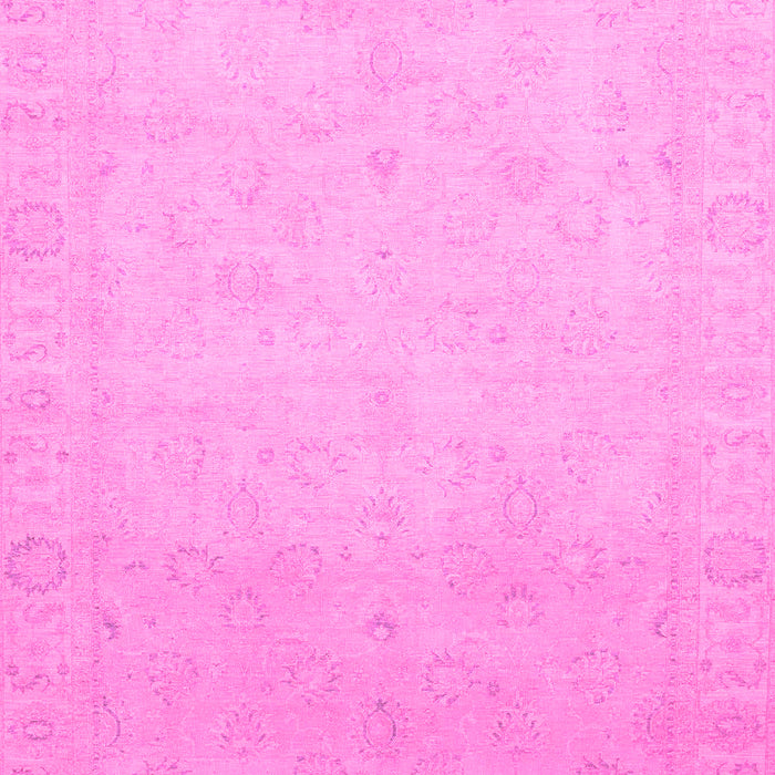 Machine Washable Abstract Pink Modern Rug, wshabs2595pnk