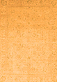 Abstract Orange Modern Rug, abs2595org