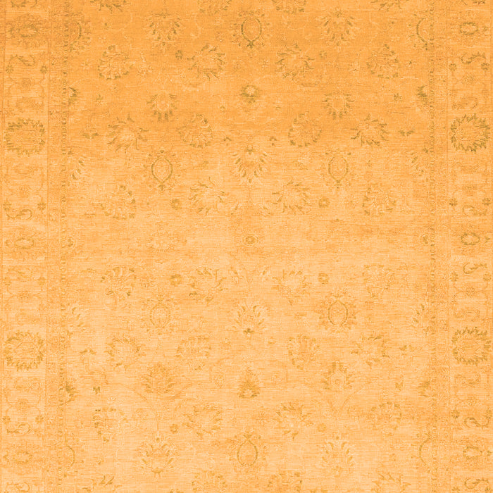 Abstract Orange Modern Rug, abs2595org