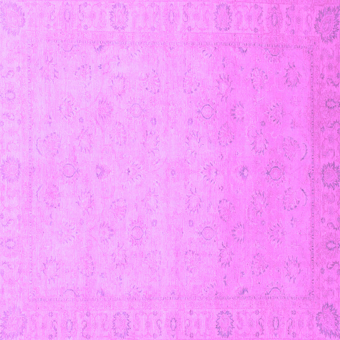 Square Abstract Purple Modern Rug, abs2595pur