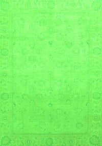 Abstract Green Modern Rug, abs2595grn