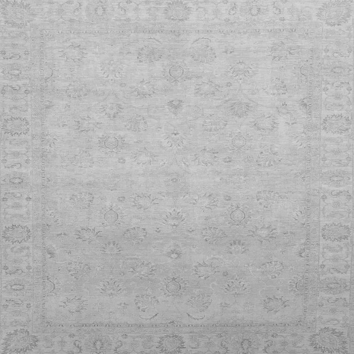Square Abstract Gray Modern Rug, abs2595gry