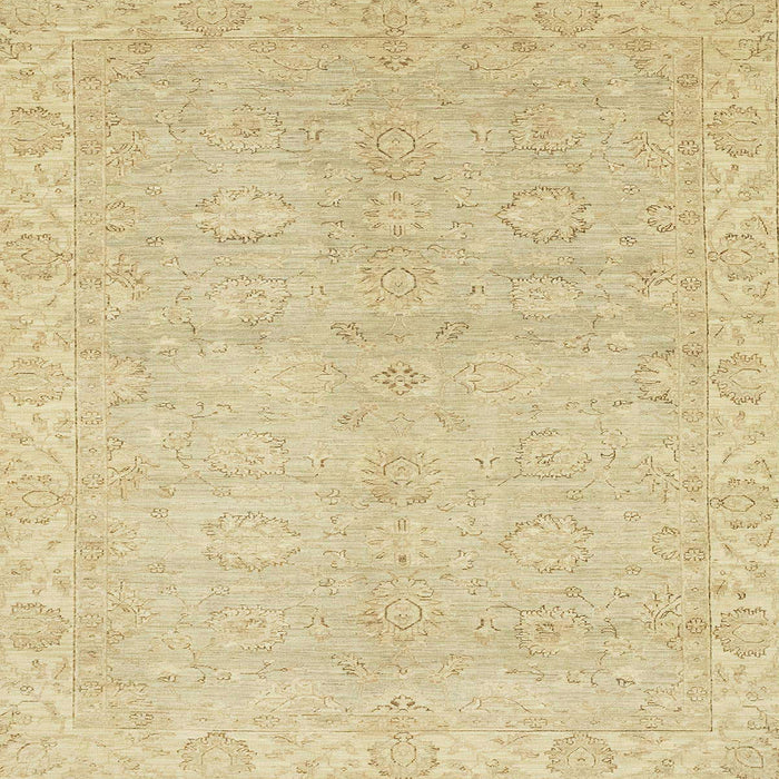 Square Abstract Brown Gold Modern Rug, abs2596