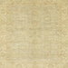 Square Abstract Brown Gold Modern Rug, abs2596