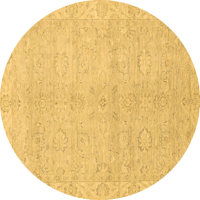 Round Machine Washable Abstract Brown Modern Rug, wshabs2596brn
