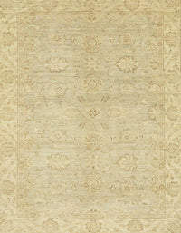 Machine Washable Abstract Brown Gold Rug, wshabs2596