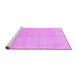 Sideview of Machine Washable Abstract Purple Modern Area Rugs, wshabs2596pur