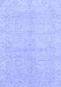 Abstract Blue Modern Rug, abs2596blu