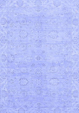 Abstract Blue Modern Rug, abs2596blu