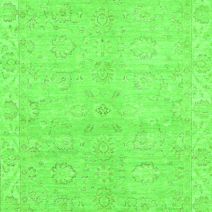 Machine Washable Abstract Green Modern Area Rugs, wshabs2596grn