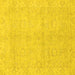 Square Abstract Yellow Modern Rug, abs2596yw