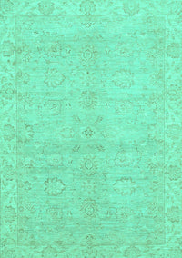 Abstract Turquoise Modern Rug, abs2596turq