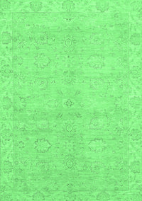 Abstract Emerald Green Modern Rug, abs2596emgrn