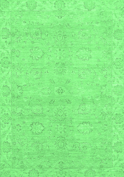 Abstract Emerald Green Modern Rug, abs2596emgrn