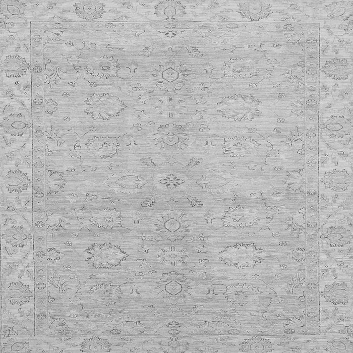 Square Machine Washable Abstract Gray Modern Rug, wshabs2596gry