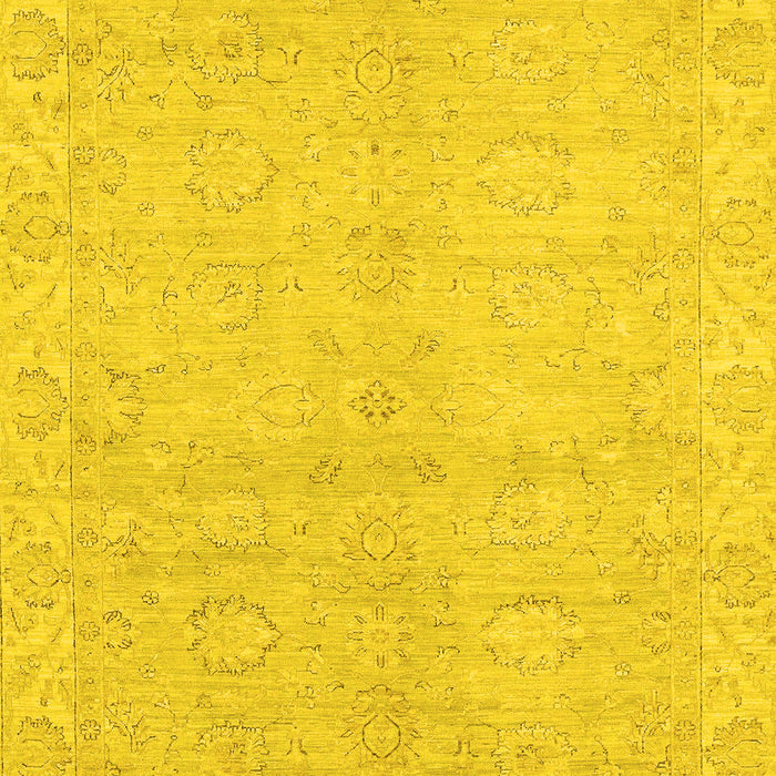 Machine Washable Abstract Yellow Modern Rug, wshabs2596yw