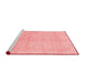 Modern Red Washable Rugs