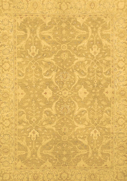 Abstract Brown Modern Rug, abs2597brn