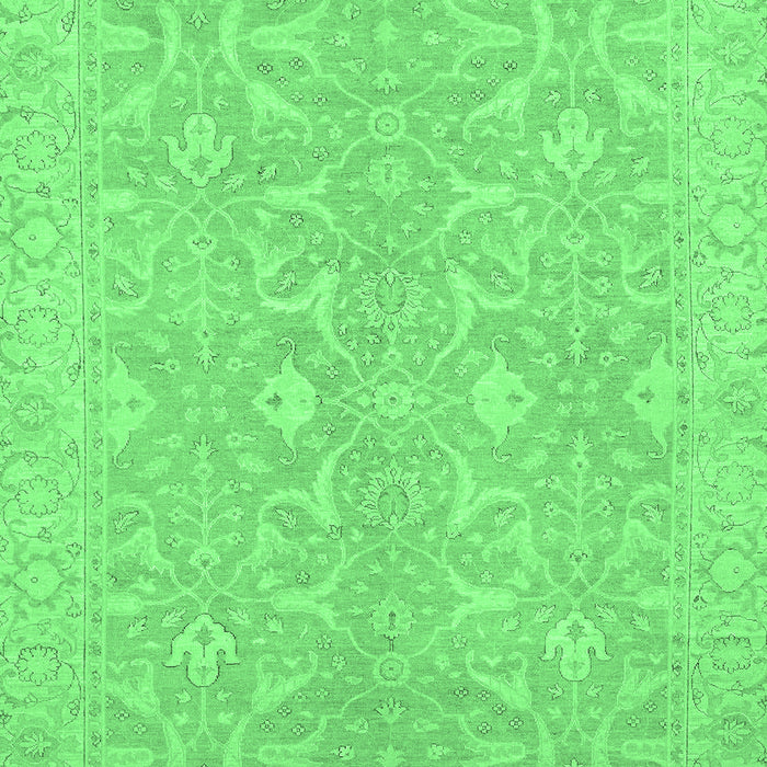 Abstract Emerald Green Modern Rug, abs2597emgrn