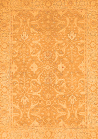 Abstract Orange Modern Rug, abs2597org