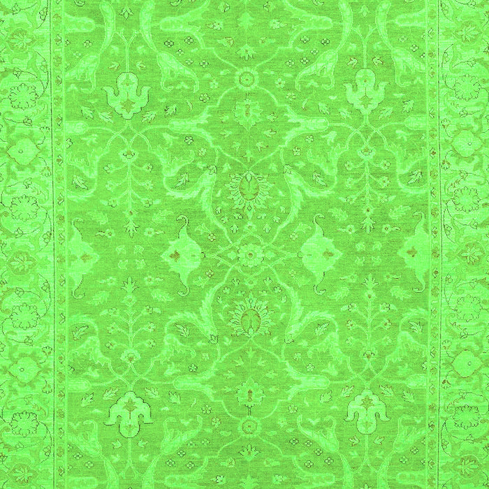 Machine Washable Abstract Green Modern Area Rugs, wshabs2597grn