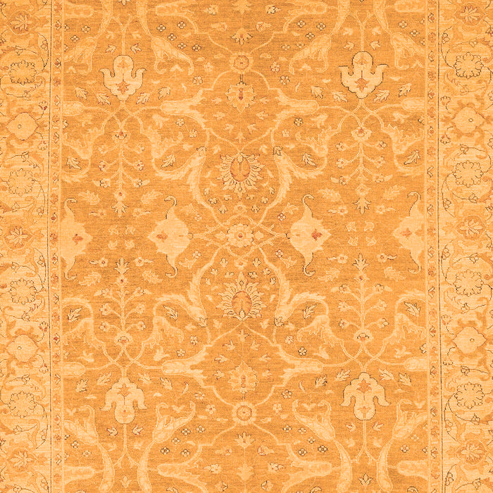 Machine Washable Abstract Orange Modern Area Rugs, wshabs2597org