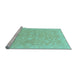 Sideview of Machine Washable Abstract Light Blue Modern Rug, wshabs2597lblu