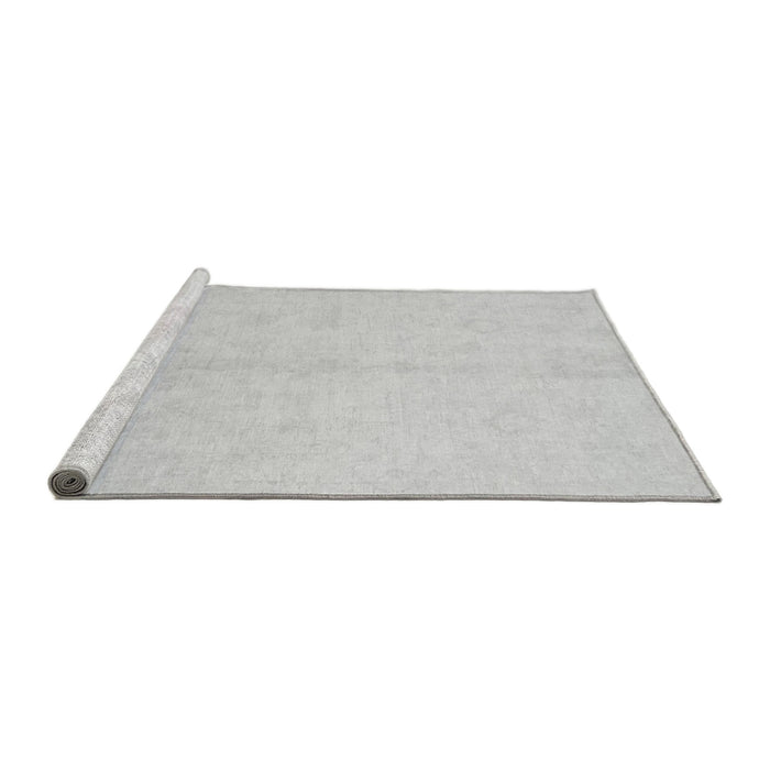 Sideview of Machine Washable Oriental Gray Traditional Rug, wshabs2598gry