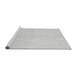 Sideview of Machine Washable Oriental Gray Traditional Rug, wshabs2598gry