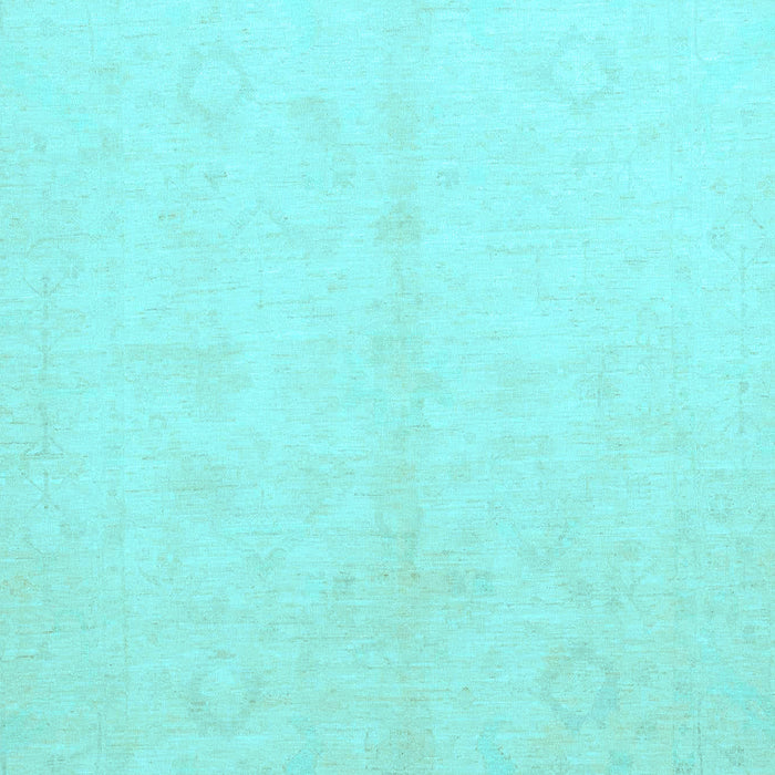 Machine Washable Oriental Light Blue Traditional Rug, wshabs2598lblu