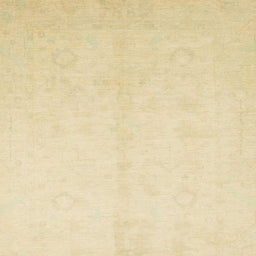 Square Abstract Sun Yellow Oriental Rug, abs2598