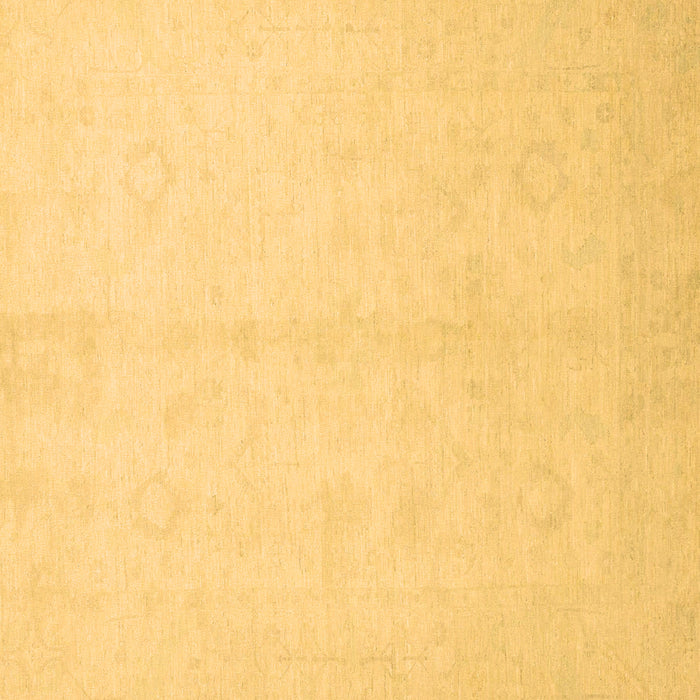 Square Machine Washable Oriental Brown Traditional Rug, wshabs2598brn