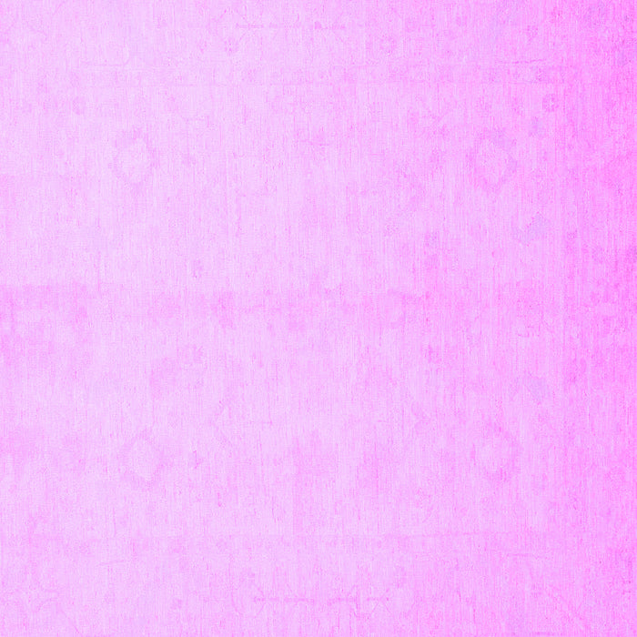 Square Machine Washable Oriental Purple Traditional Area Rugs, wshabs2598pur