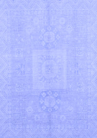 Abstract Blue Modern Rug, abs2599blu