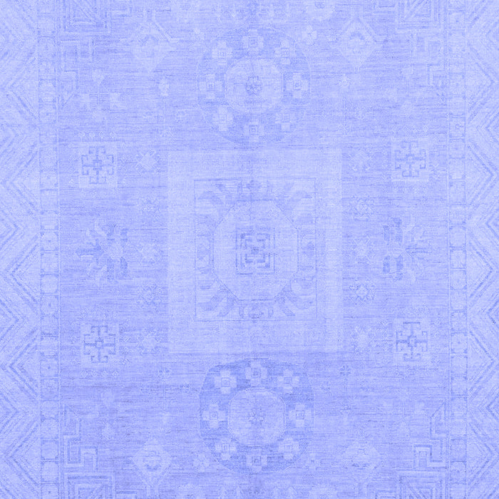 Abstract Blue Modern Rug, abs2599blu