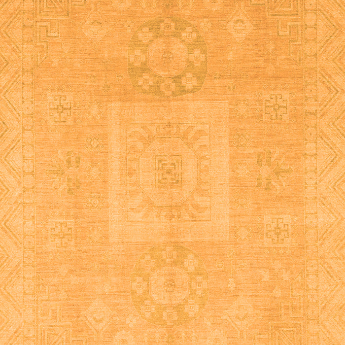 Machine Washable Abstract Orange Modern Area Rugs, wshabs2599org