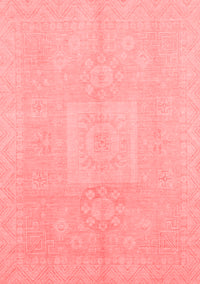 Abstract Red Modern Rug, abs2599red