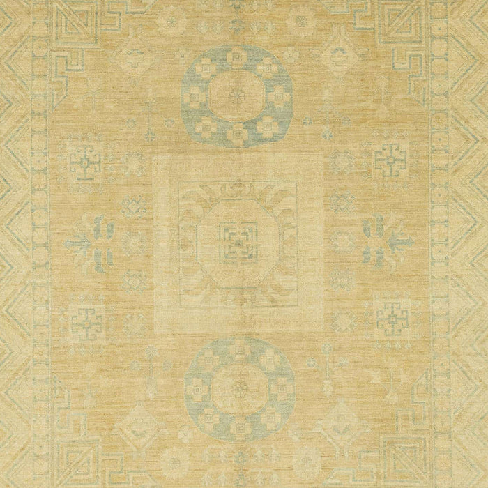 Machine Washable Abstract Chrome Gold Yellow Rug, wshabs2599