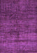 Machine Washable Abstract Purple Modern Area Rugs, wshabs259pur