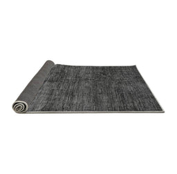 Sideview of Abstract Gray Modern Rug, abs259gry